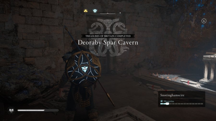  Assassin's Creed Valhalla: Poklad Británie v jaskyni Deoraby Spar