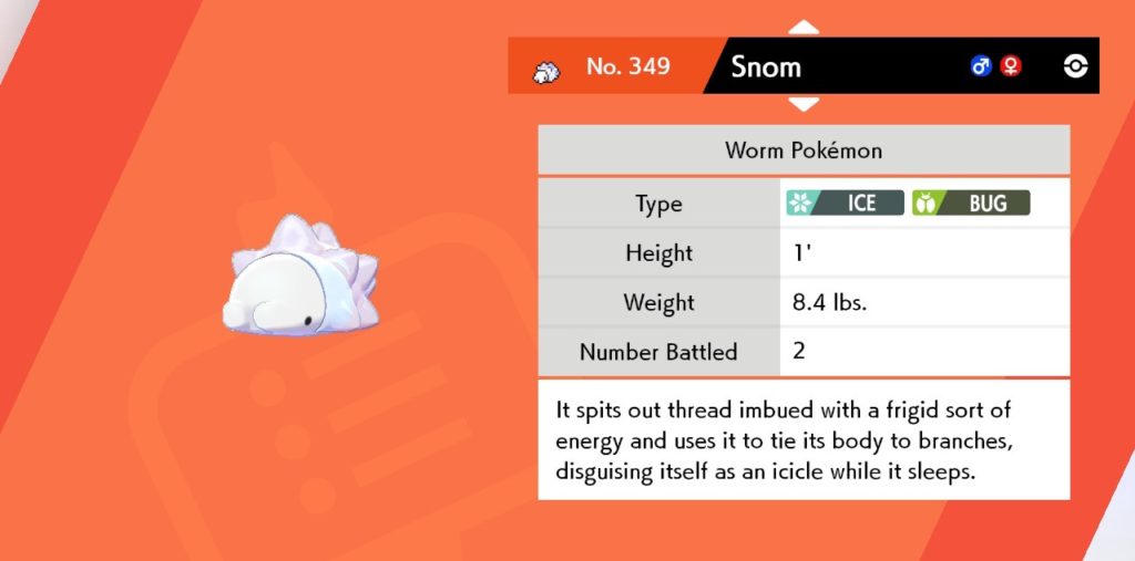  Pokémon Sword and Shield: як ператварыць Snom у No.350 Frosmoth