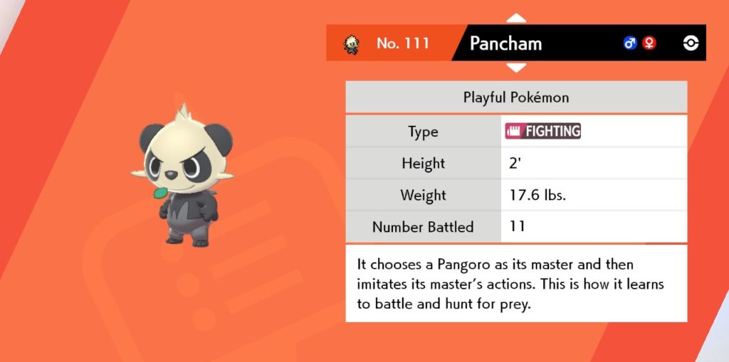  Şûr û Mertalê Pokémon: Meriv çawa Pancham-ê di jimareya 112-an de Pangoro pêşve bibe