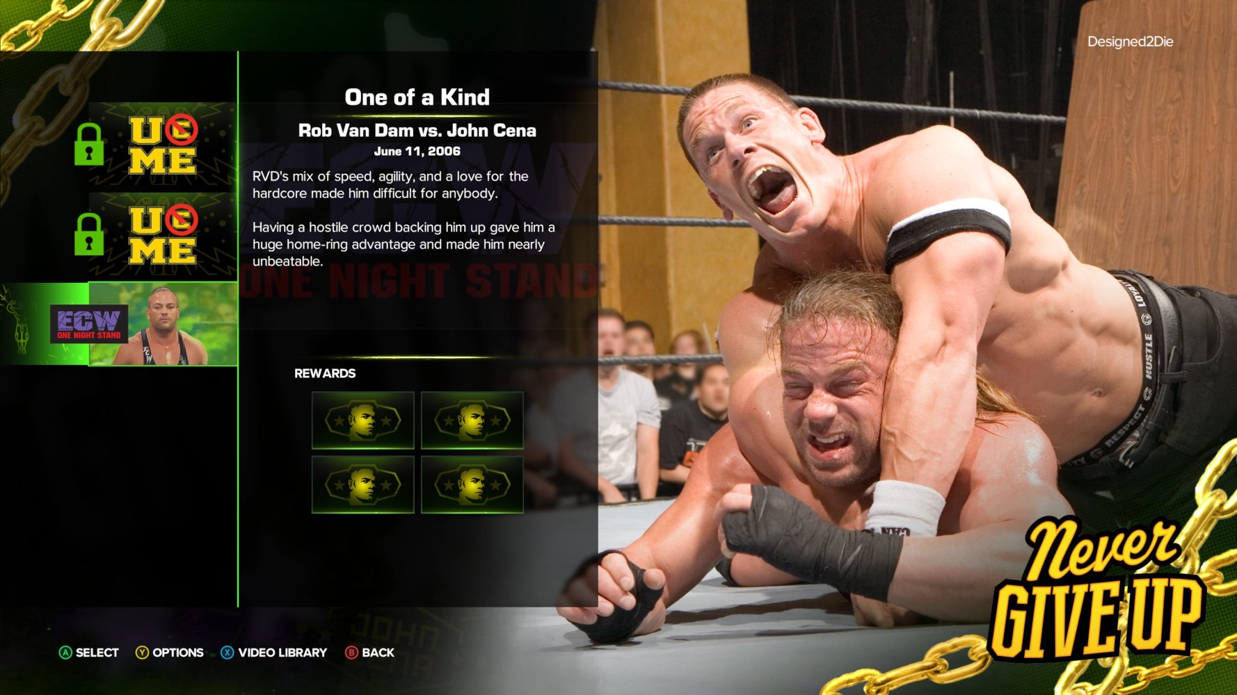  Průvodce ukázkou WWE 2K23, seznam zápasů Johna Ceny, všechny odměny a odemykatelné položky