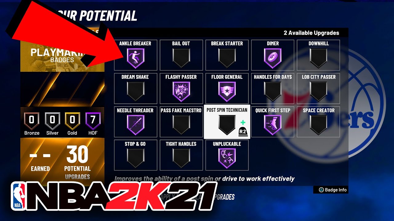  NBA 2K21: Najboljše igralne značke za branilca